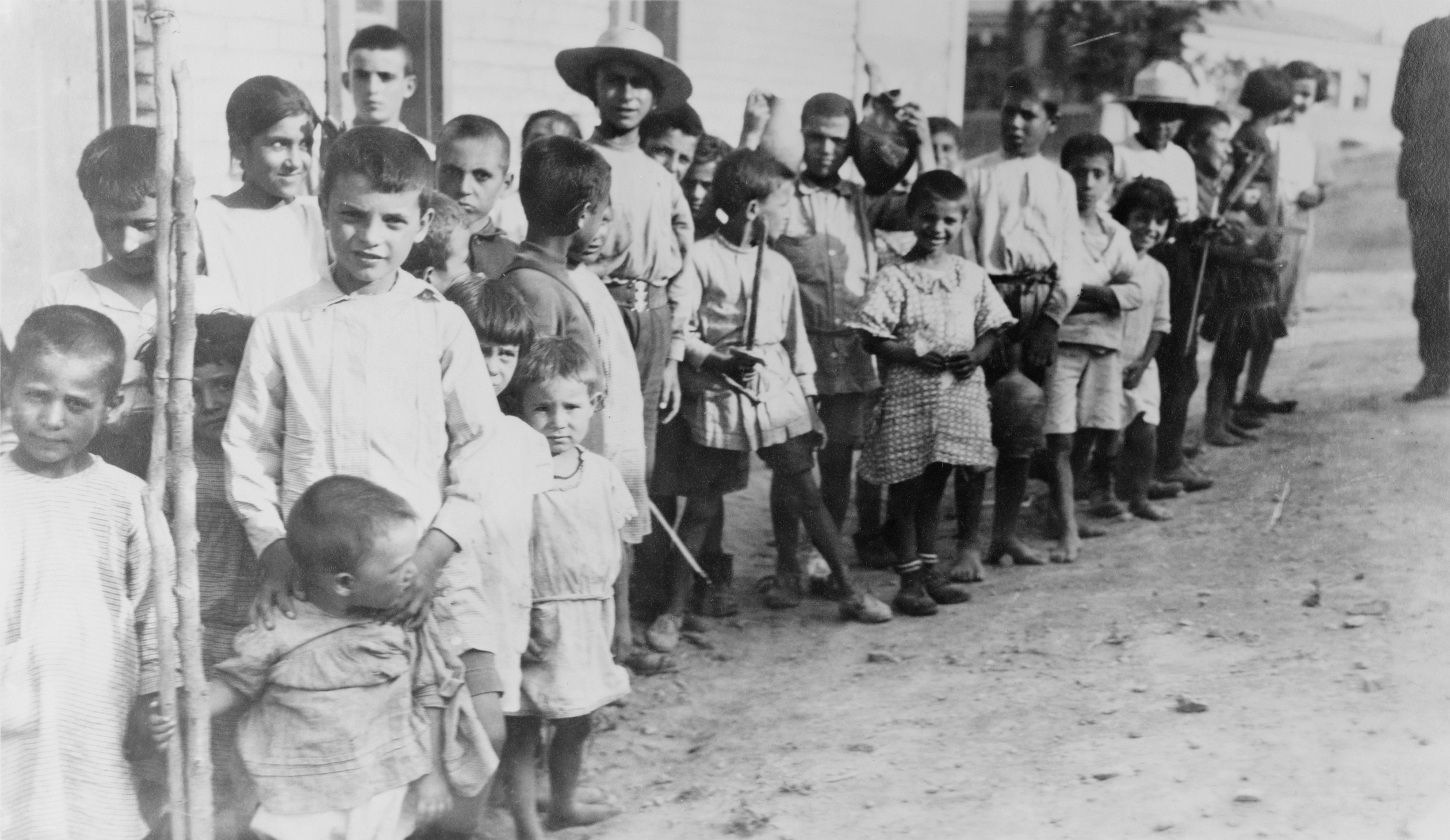 Greek and Armenian refugee children