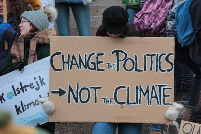 Change the politics, not the climate!