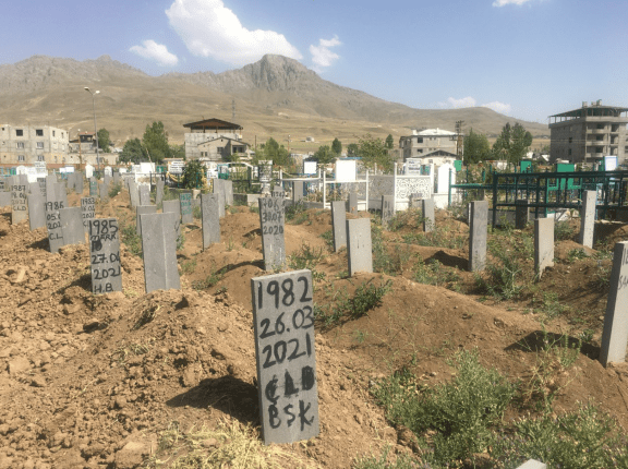 Cemetary in Van (Eastern Turkey), fieldwork